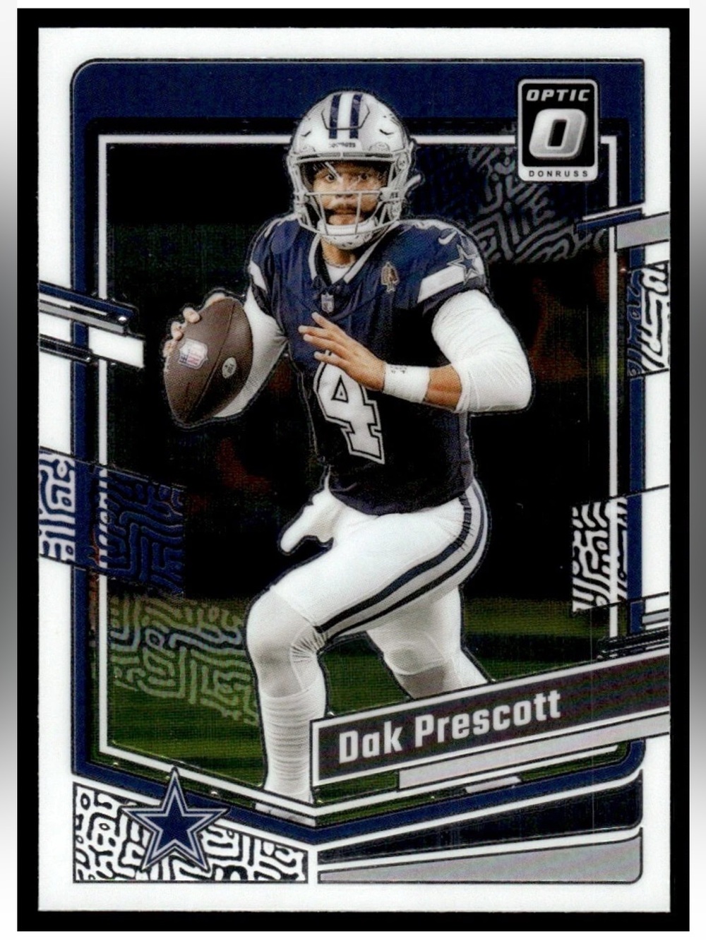 Dak Prescott 2023 Donruss Optic Dallas Cowboys NFL Football Card